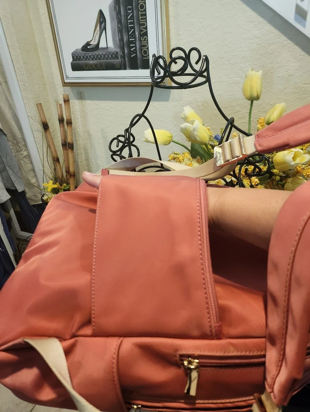 Michael Kors Pink nylon Backpack